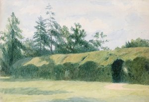 Barlindparterret ved Headfort House, grevskapet Meath av Richard Doyle