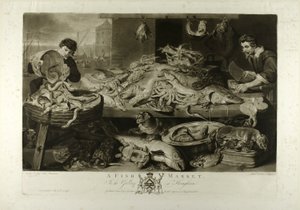 Fiskemarked av Richard Earlom