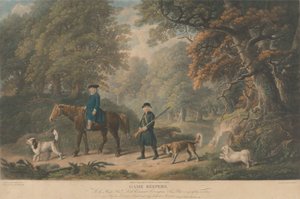 Game Keepers. Til høyre ærede. Lord Viscount Torrington av Richard Earlom