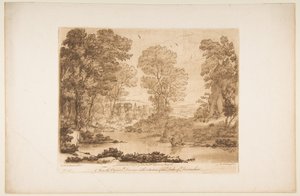 Landskap med Amor og Psyke, 1776. av Richard Earlom