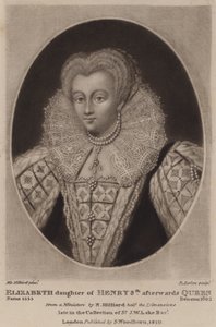 Dronning Elizabeth I (mezzotint) av Richard Earlom