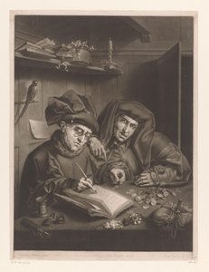 To tollere To skattemottakere The Misers av Richard Earlom
