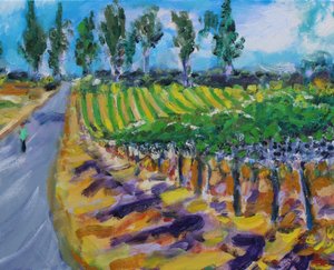 En spasertur i Wine County, Napa, 2017 av Richard Fox