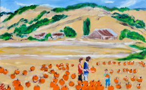 Velge et gresskar, Nicasio, 2018 av Richard Fox