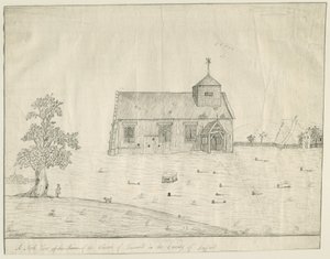 Farvel Church: pennetegning, nd [slutt på 1700-tallet] (tegning)