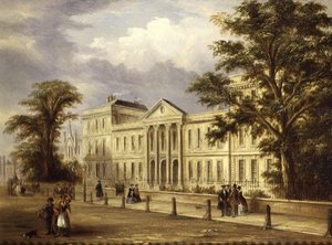 St. Andrews Street, Cambridge, inngangen til Emmanuel College av Richard Harraden