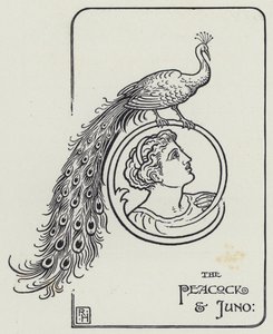 Påfuglen og Juno (gravering)