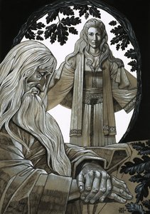 Merlin og Vivian, fe-fruen fra innsjøen
