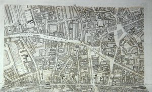 Plan of the City of London, publisert 1813 (gravering) (se 247354-247357) av Richard Horwood