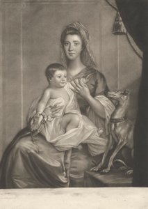 Lady Cathcart og hennes barn av Richard Houston