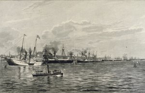 Naval Review i Kiel den 3. september 1890 av Richard Huenten