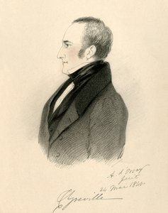 Charles Greville, 1840. av Richard James Lane