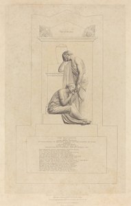 Monument til John Hudleston av Richard James Lane after John Flaxman