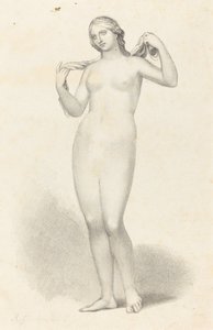 Venus Aphrodite, av Alcamanes av Richard James Lane after John Flaxman
