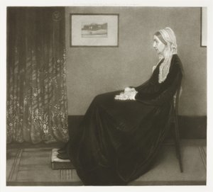 Arrangement i grått og svart nr. 1: Portrett av kunstnerens mor av Richard Josey