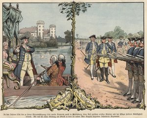 Kronprins Frederick av Preussen ved Rheinsberg og Neuruppin av Richard Knoetel