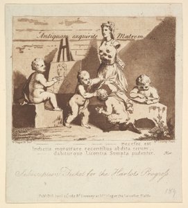 Gutter som titter på naturen, 1782.