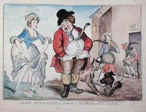 John Bull i Paris mellom en dusj og en Stink