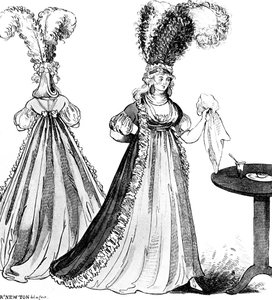 Hyrder, jeg har mistet midjen! Har du sett kroppen min..., 1795