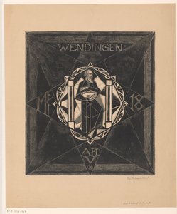 Omslagsdesign for: Wendingen, 1918