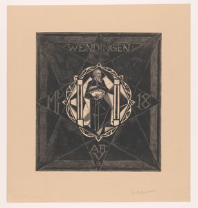 Omslagsdesign for: Wendingen, 1918