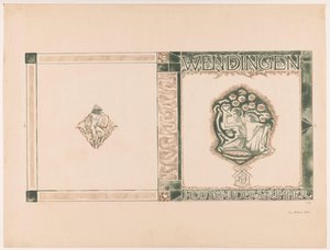 Omslagsdesign for: Wendingen, Treskjærerutgave, 1919