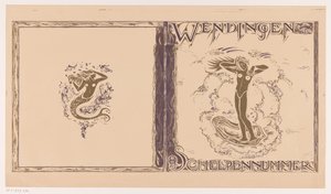 Omslagsdesign for: Wendingen, Skallnummer, 1923 av Richard Nicolaüs Roland Holst