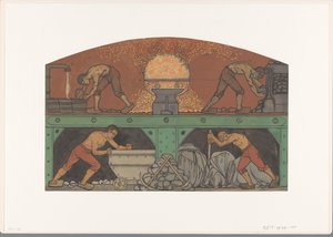 Design for maling i Berlage-messen: De Industrie av Richard Nicolaüs Roland Holst