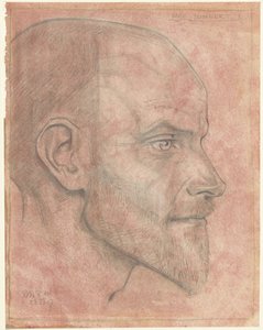 Portrett av Jack. Jongert, fra siden av Richard Nicolaüs Roland Holst