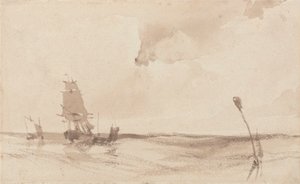 Et havlandskap av Richard Parkes Bonington