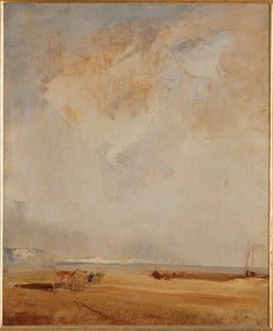 Utsikt over stranden i Normandie … av Richard Parkes Bonington