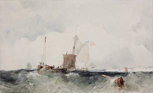 Ved den engelske kysten av Richard Parkes Bonington