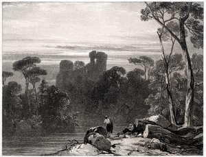 Bothwell Castle, 1826. av Richard Parkes Bonington