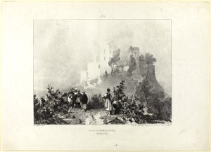 Château d#39;Arlay av Richard Parkes Bonington