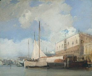 Dogepalasset, Venezia, 1826. av Richard Parkes Bonington