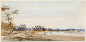 Saltmyrene nær Trouville av Richard Parkes Bonington