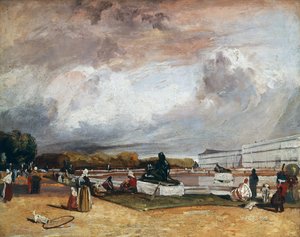 Vannparterrene i Versailles av Richard Parkes Bonington