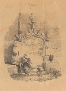 Tittelside til hviler og fragmenter av Richard Parkes Bonington