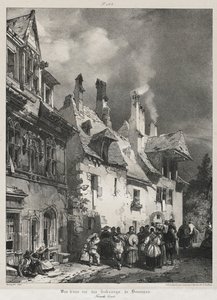 Pittoreske og romantiske reiser i det gamle Frankrike, Franche-Comté..., 1825. av Richard Parkes Bonington