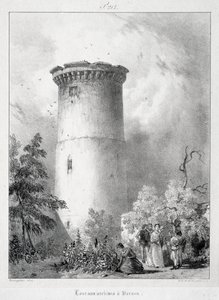 Pittoreske og romantiske reiser i det gamle Frankrike, Normandie: Tur til arkivene i Vernon av Richard Parkes Bonington