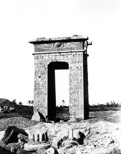 Temple Arch i Karnak, Egypt, 1863-1864