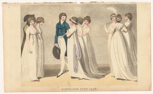 Magazine of Female Fashions of London and Paris: Ranelagh juli 1798
