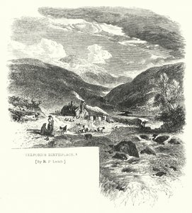 Telfords fødested (gravering)