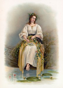 Ophelia fra Hamlet av Richard Redgrave