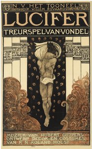 Plakat for skuespillet Lucifer, 1910