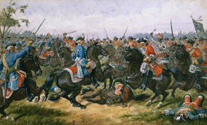 Slaget ved Malplaquet av Richard Simkin