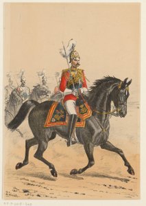 britisk militær Ni representasjoner av britiske militæruniformer (serietittel) av Richard Simkin