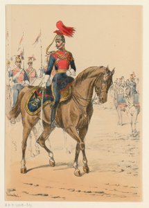 Britisk militær Ni representasjoner av britiske militæruniformer (serietittel) av Richard Simkin