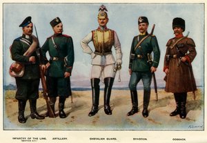 Typer av den russiske hæren, 1919.