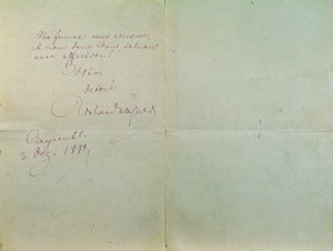 Håndskrevet brev fra Richard Wagner til Luigi Mancinelli, 3. desember av Richard Wagner